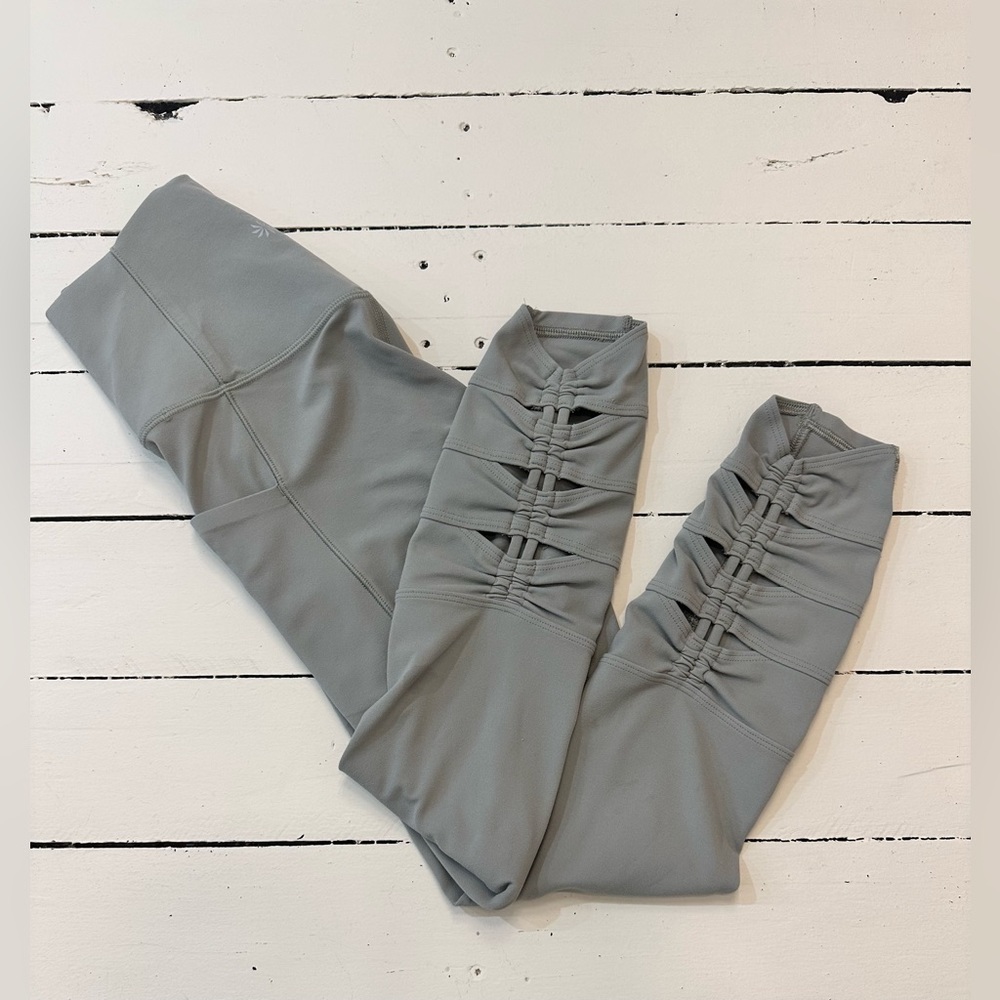 Athleta Salutation Stash Pocket II Cinch 7/8 High Rise Yoga Pants